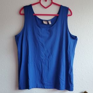 Brilliant blue tanktop